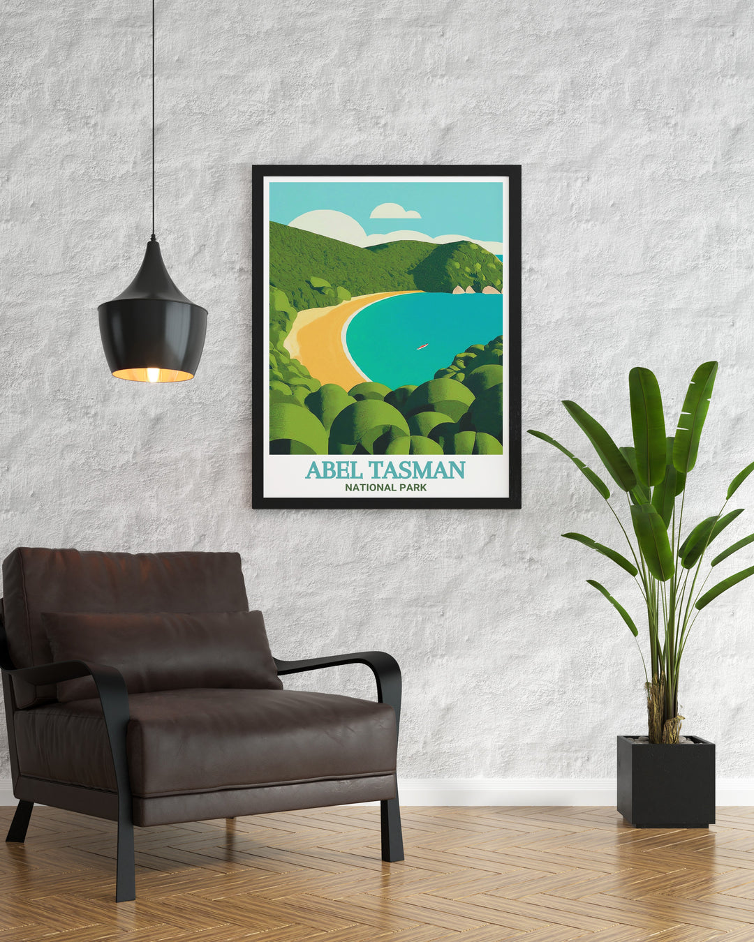 Experience the tranquility of Abel Tasman Coast Track with this vibrant New Zealand Wall Art perfect for bringing the charm of the South Island into your home and adding a touch of elegance to your National Park Art collection