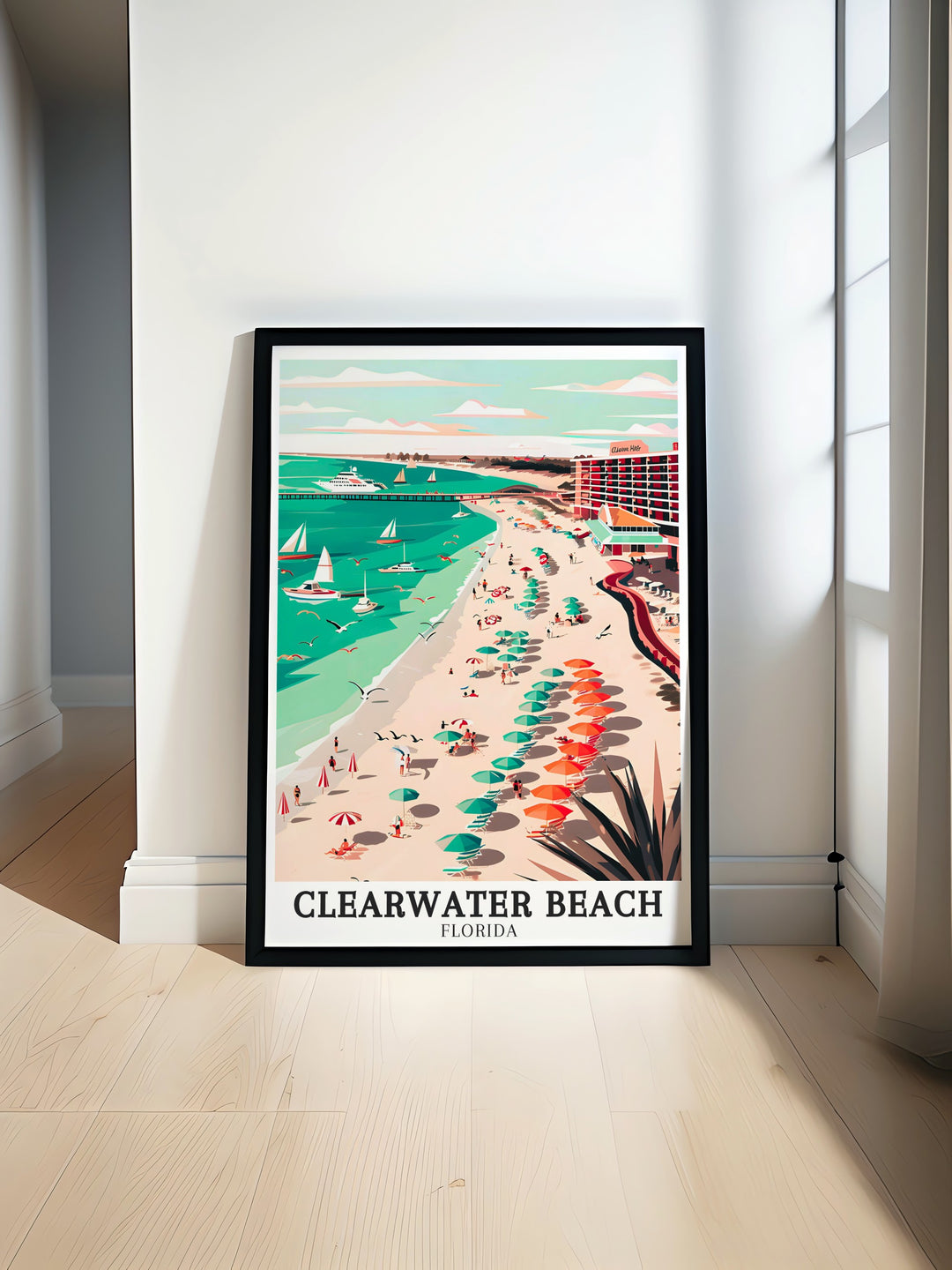 Gulf Coast Beach Wall Art. Featuring the beautiful scenes of Clearwater Beach and the Intracoastal Waterway, this wall art collection is perfect for enhancing your home decor with the charm of Floridas coastline. Perfect for any space.