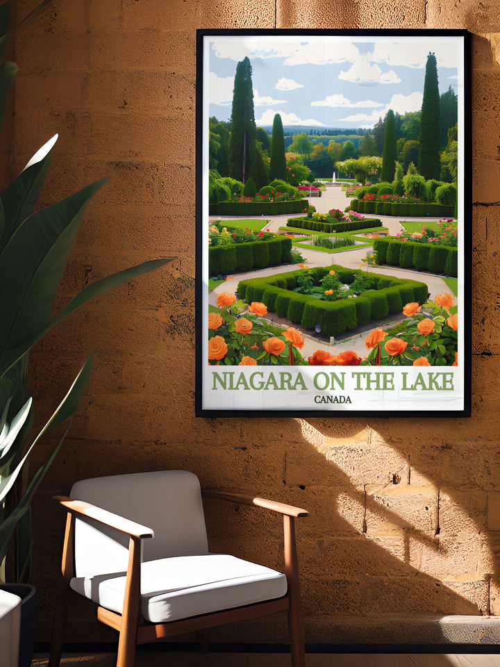 Beautiful framed prints of Niagara Parks Botanical Gardens these Canada travel prints make perfect wall decor for your home bringing the vibrant and enchanting scenery of Niagara on the Lake to your living space