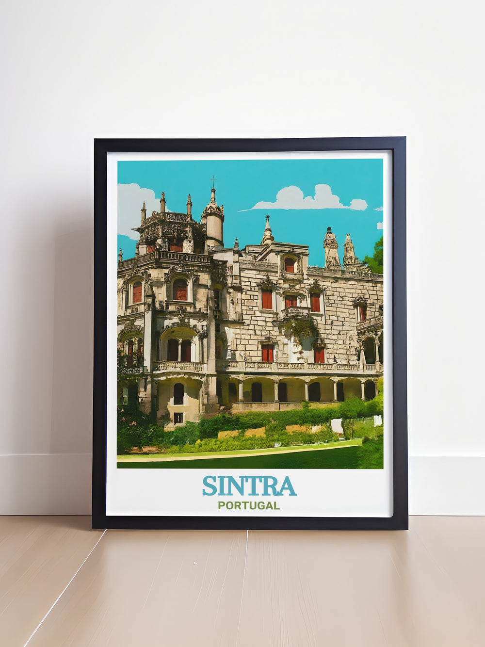 Bring the magic of Sintras Quinta da Regaleira into your living space with this elegant travel poster. Perfect for those who love Portugals unique architecture and history, this artwork is a stunning tribute to one of the countrys most iconic landmarks.