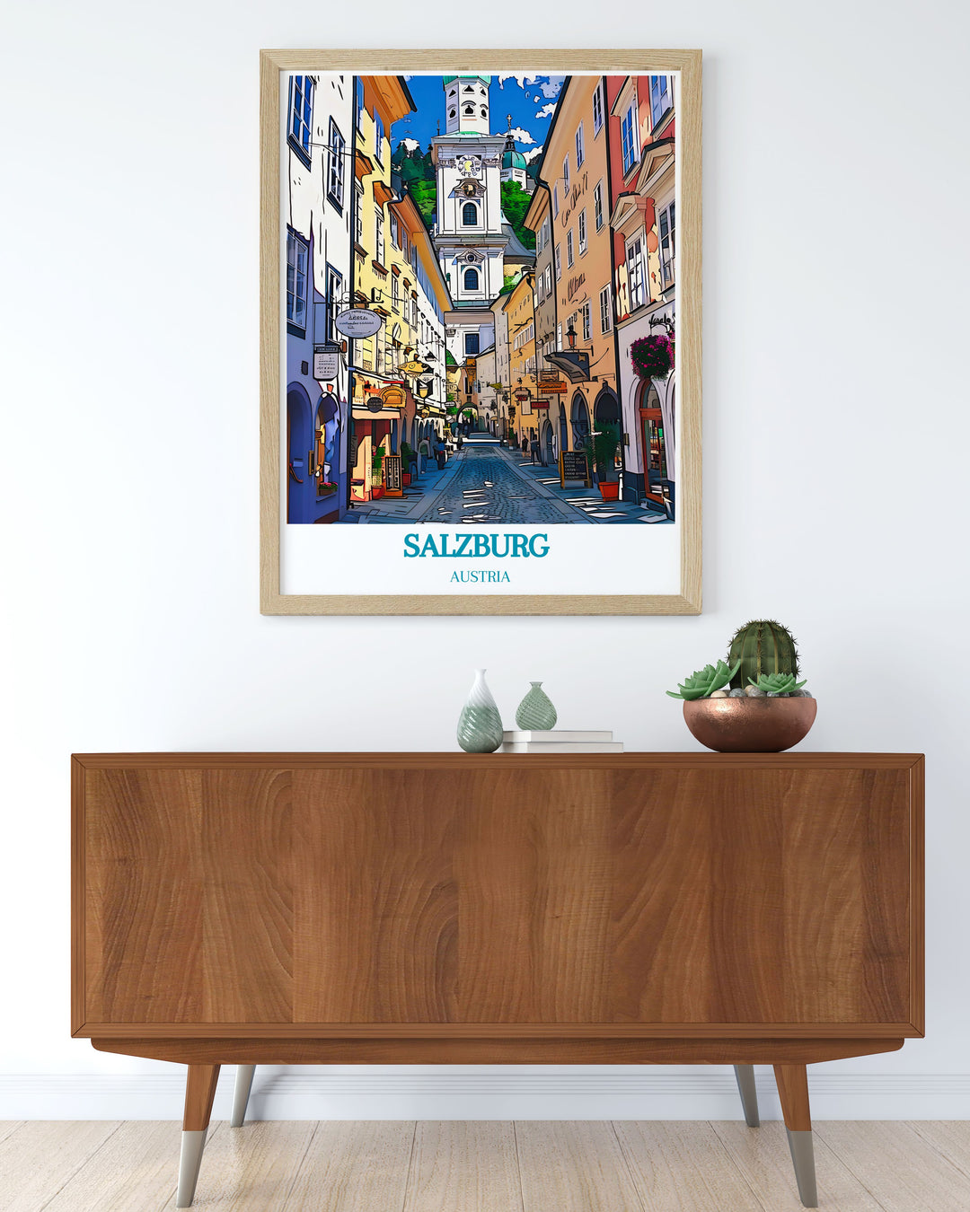 Zauchensee Poster and Austrian Ski Print highlighting the majestic beauty of Salzburg Cathedral a perfect addition to any living room bringing together the thrill of skiing and the charm of Salzburg in one stunning artwork