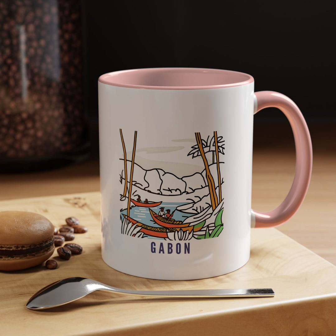 Bring the allure of Gabon into your daily routine with this beautifully designed mug. It celebrates the country’s cultural essence with vibrant artwork. Durable and dishwasher-safe, it is perfect for coffee or tea lovers.