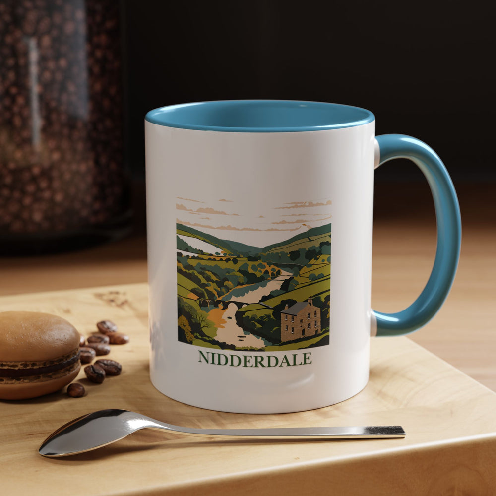 Enjoy a piece of Nidderdale with this artistic ceramic mug featuring detailed designs that celebrate the region's natural beauty. Durable, dishwasher safe, and perfect for beverages, it makes an ideal keepsake or thoughtful gift for any occasion.