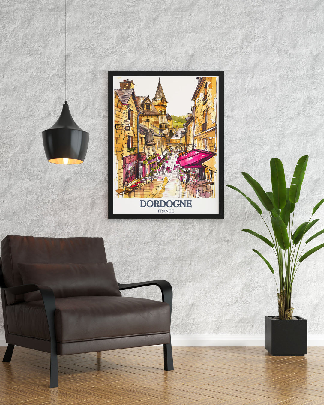 High quality Sarlat la Caneda, Cathedral of Saint Sacerdos at Sarlat vintage print capturing the timeless elegance and rich history of this majestic French cathedral