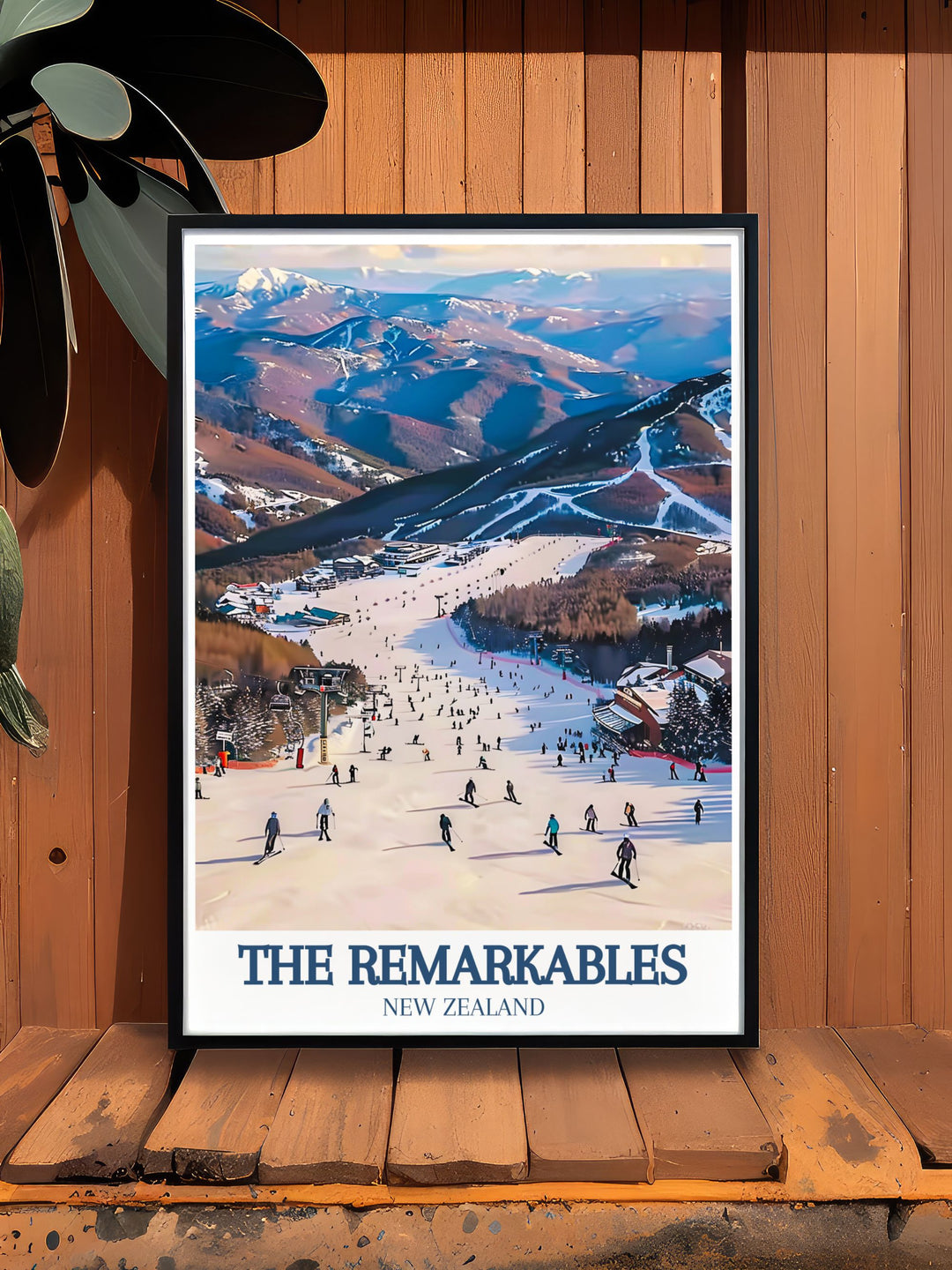 Shadow Basin The Remarkables range modern art pieces are perfect for any home bringing the vibrant hues and dramatic scenery of Queenstown NZs iconic ski resort into your living space with framed prints and digital options