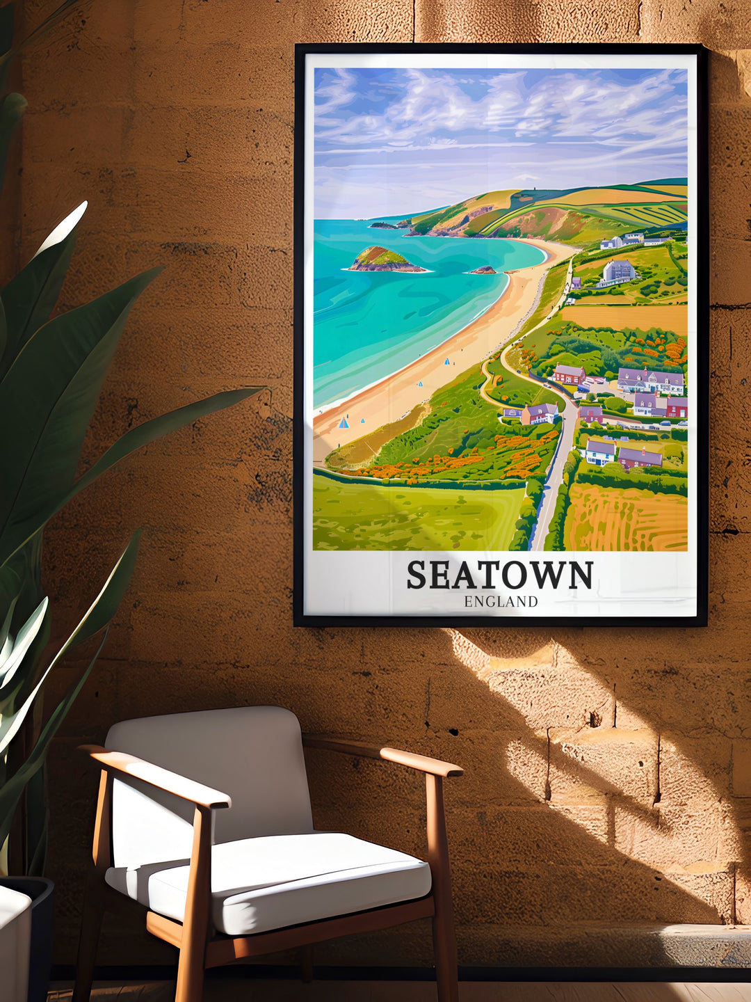 Seatown Beach Print and Dorset Eype Beach Stunning Living Room Decor are ideal for creating a peaceful coastal atmosphere in your home These travel prints celebrate the beauty of the Dorset coast making them perfect for coastal decor and travel enthusiasts