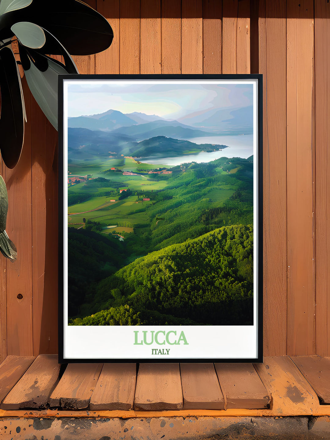 Lucca Poster and Lago di Massaciuccoli Stunning Prints designed to bring sophistication and a splash of color to your home or office decor perfect for anniversaries and birthdays