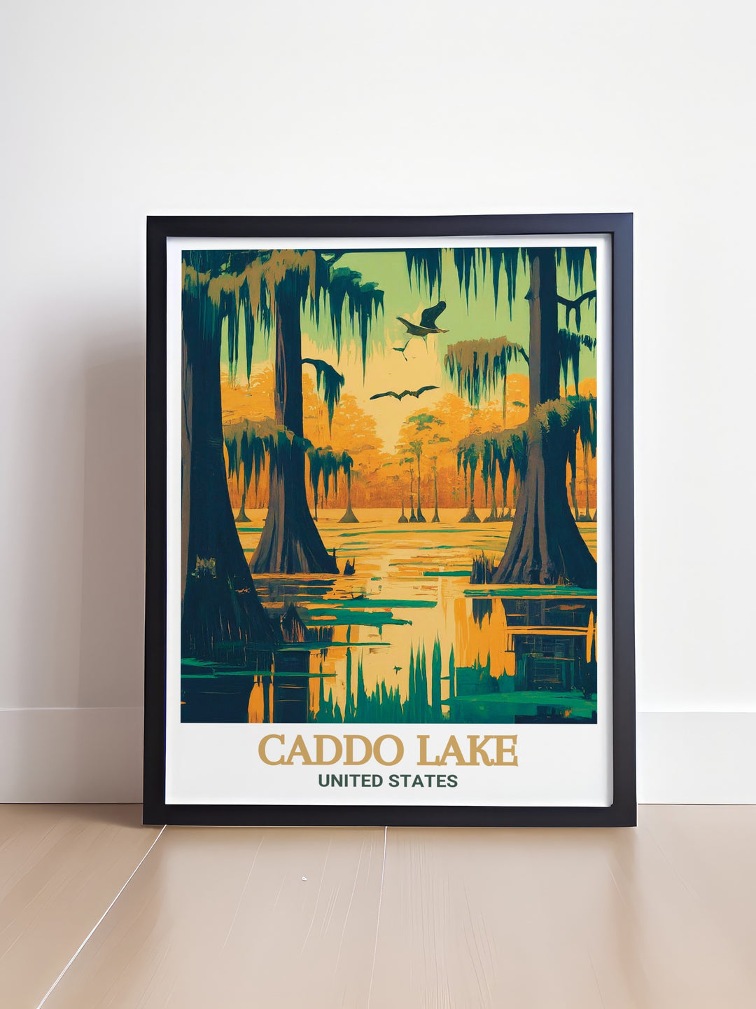 Caddo Lake State Park Framed Prints combined with Caddo Lake Art create a stunning focal point for any room showcasing the rich greenery and tranquil waters of Texas making these prints a perfect addition to Texas Decor and a wonderful gift idea