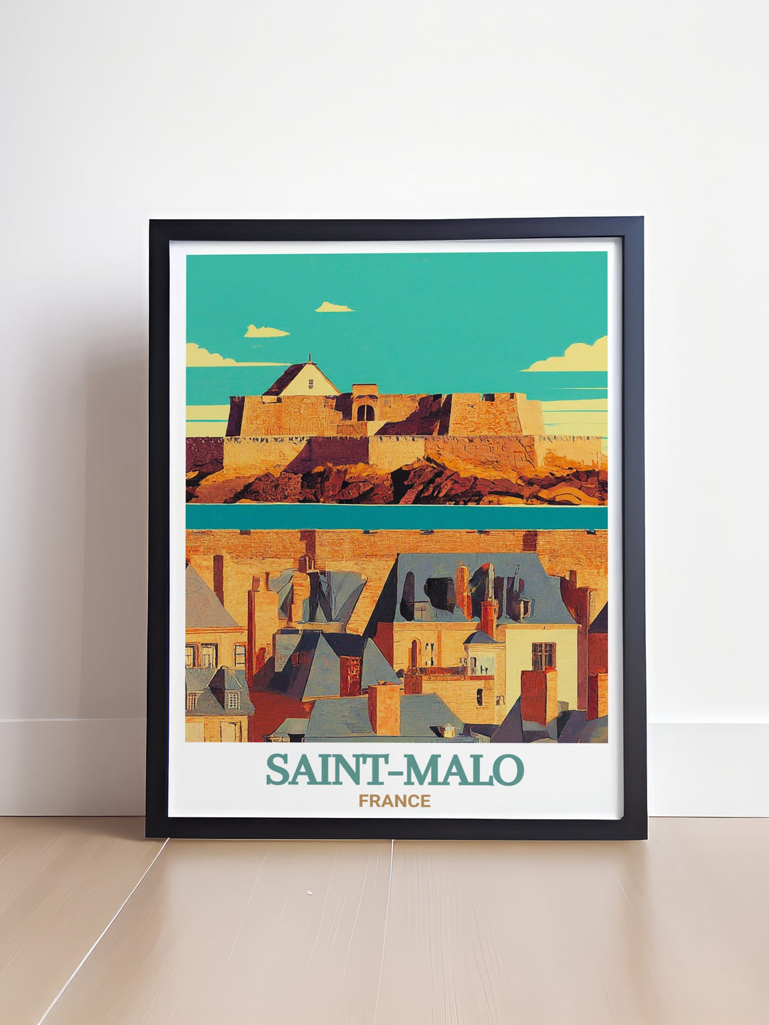 Our Saint Malo Intra Muros framed prints bring the architectural beauty of this iconic French landmark to your home making it a perfect wall decor choice