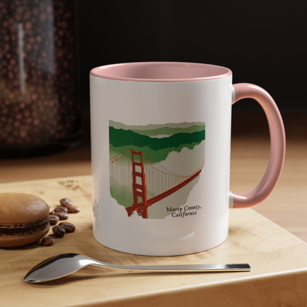 Add Marin County’s beauty to your daily routine with this ceramic mug. Featuring intricate designs inspired by the county’s natural allure, it is dishwasher-safe and perfect for coffee or tea lovers. A thoughtful keepsake for travelers and fans of California.