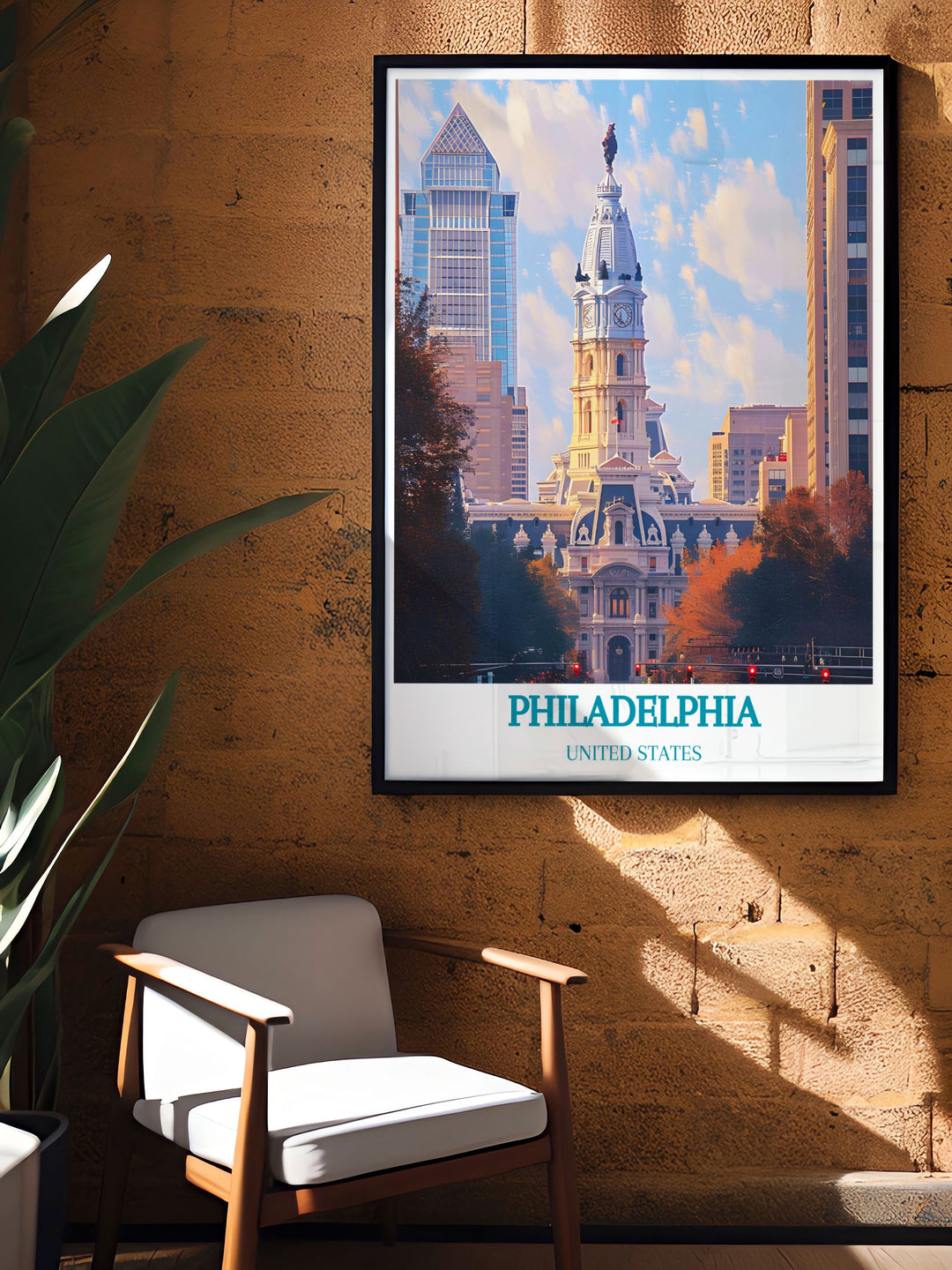 Dive into the rich heritage of Philadelphia with this art print of City Hall, showcasing its architectural splendor and historical legacy.