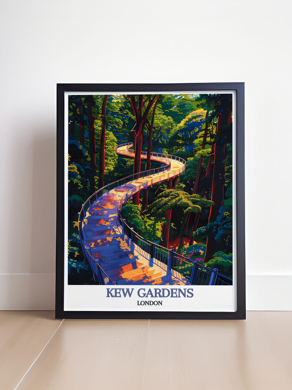 Showcasing Englands horticultural excellence, this poster depicts iconic gardens and lush landscapes. Perfect for nature lovers and travelers, this artwork offers a glimpse into the timeless beauty of Englands botanical treasures.