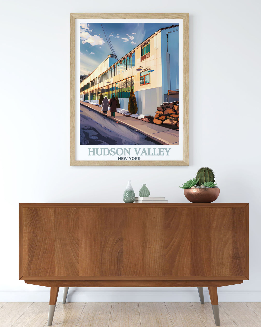 Elevate your home with The Wick Hotel artwork featuring a detailed Hudson Valley map this stunning print is perfect for any living room or office decor a beautiful and thoughtful gift idea for special occasions like Fathers Day Mothers Day or Christmas celebrations.