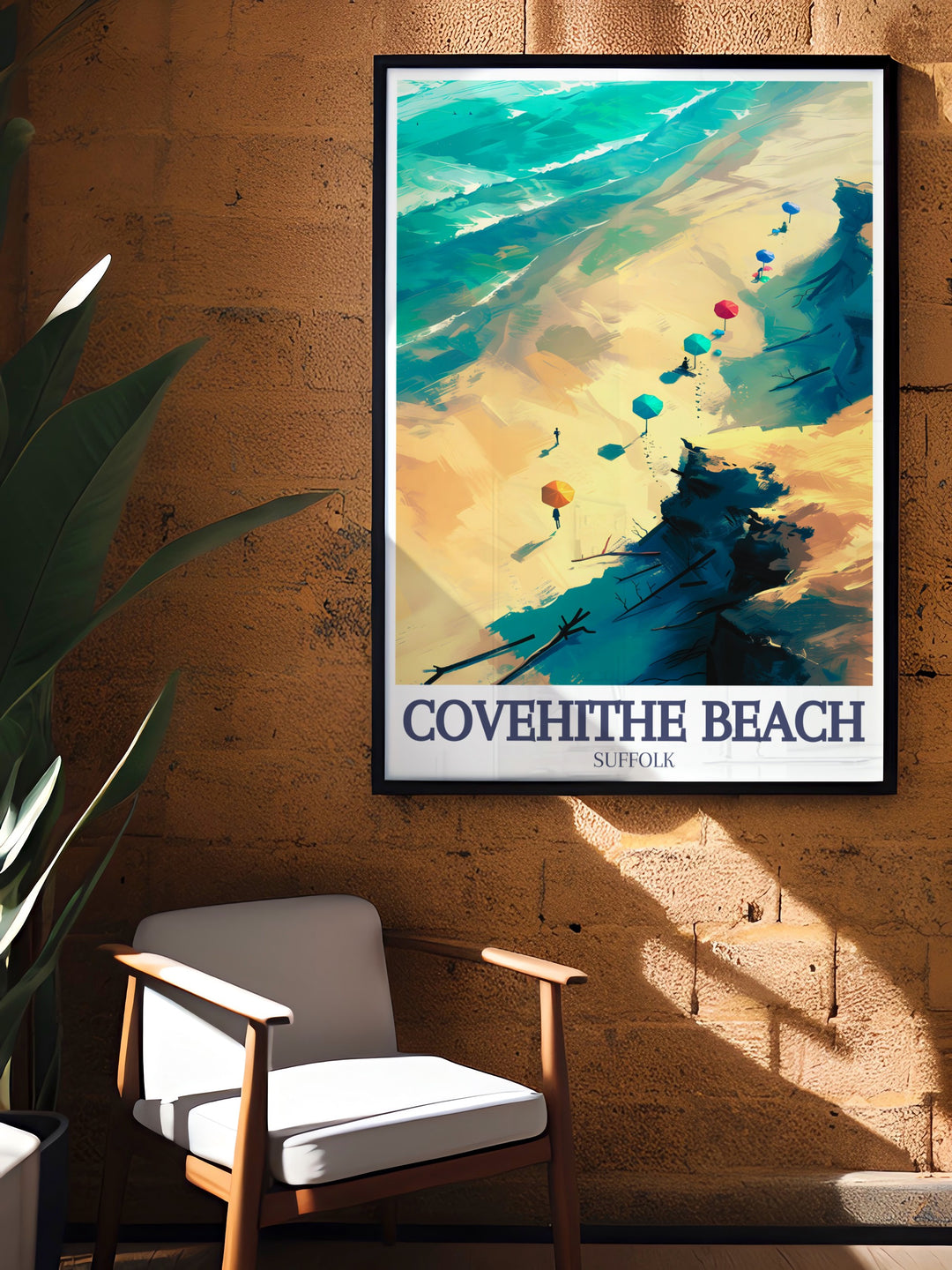 Our UK National Nature Reserve travel print highlights the breathtaking landscapes near Covehithe Beach, showcasing the natural beauty of Suffolks coastal wildlife reserve. This canvas art captures the peaceful essence of the reserve, ideal for home décor and nature lovers.