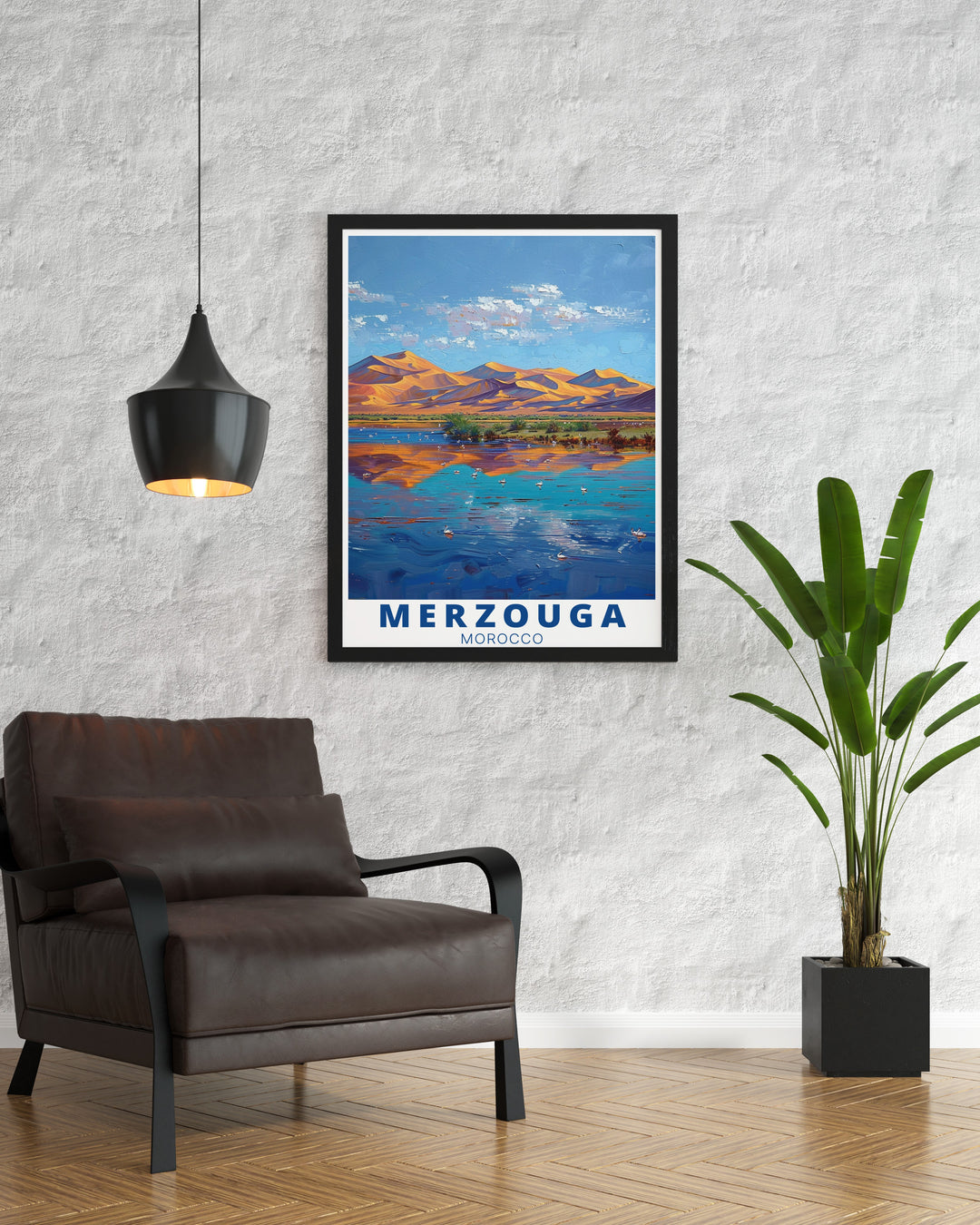 Enhance your home with the exotic elegance of Moroccan art featuring Merzouga Poster and Dayet Srji Lake Stunning Prints These artworks are designed to add warmth and color to any room creating a welcoming and adventurous atmosphere perfect for any space