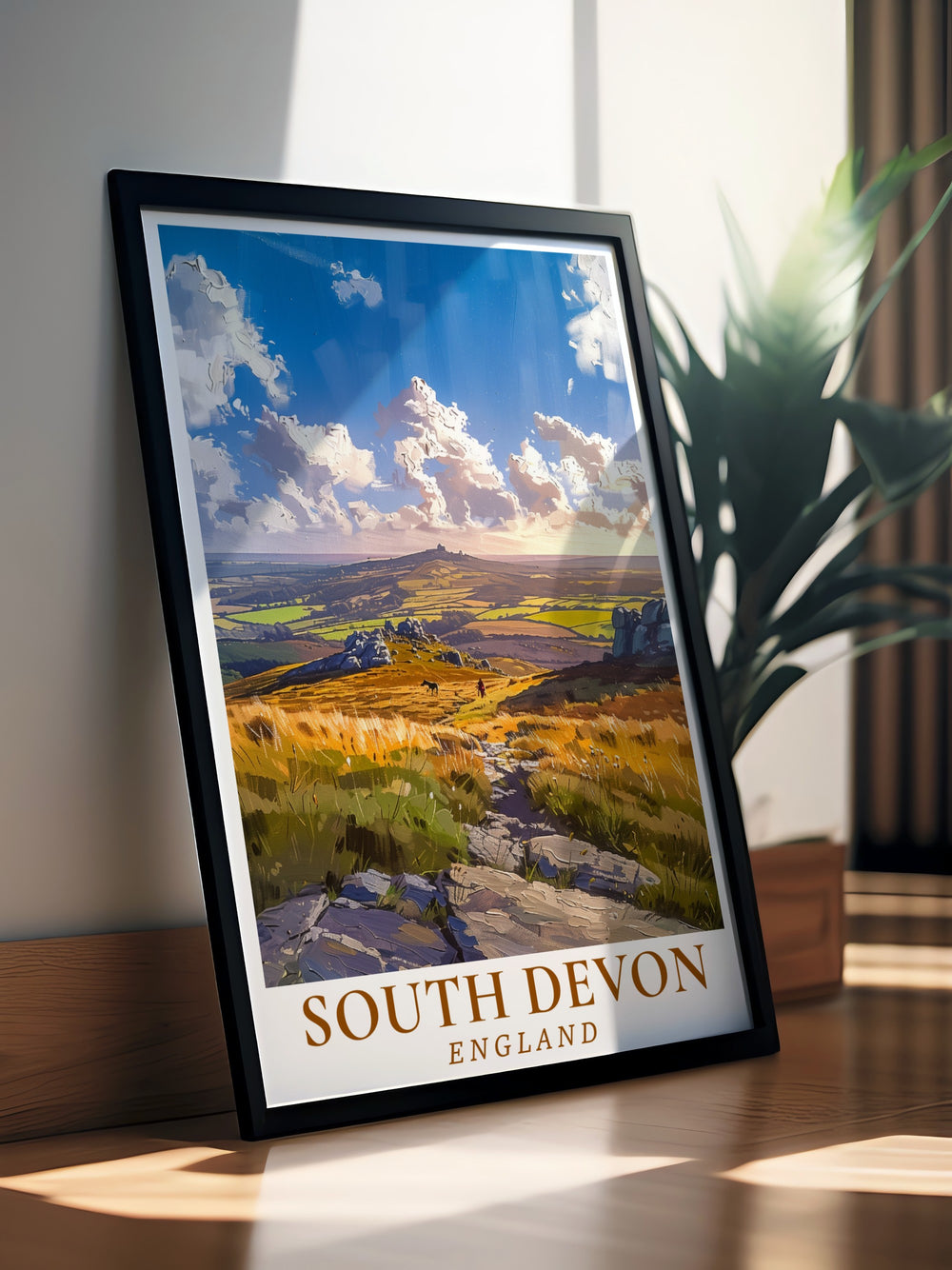 Stunning South Devon Art and Dartmoor Wall Art capturing the natural beauty of these famous locations. Ideal for modern decor and travel gifts for those who love exploring the UKs most scenic areas.