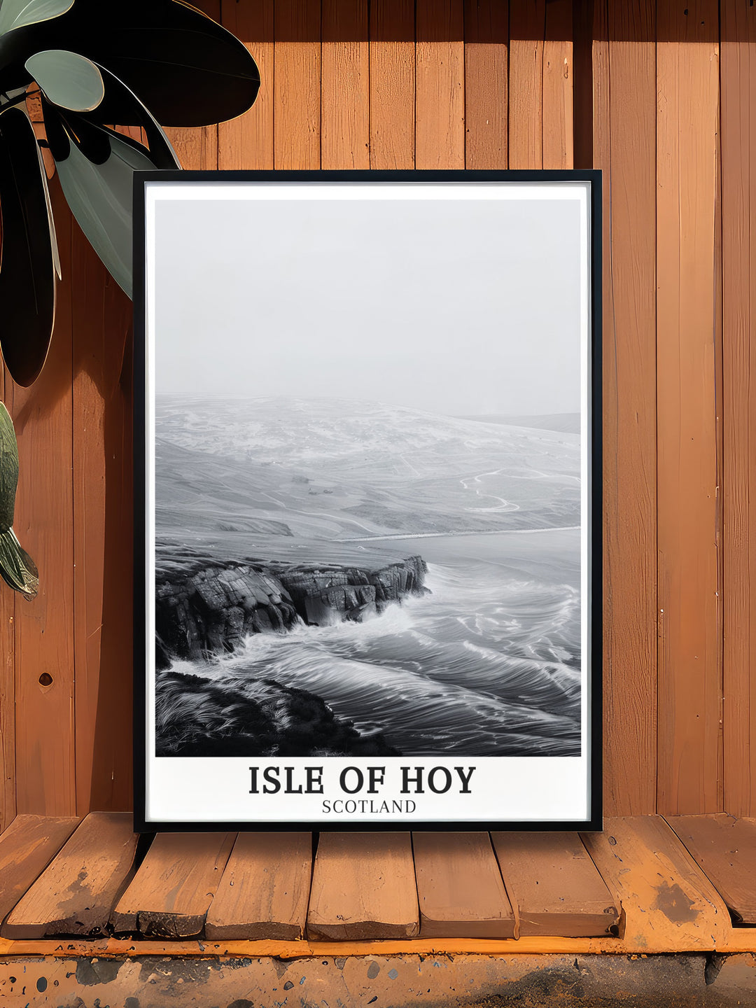 Celebrate the natural beauty of Scotland with this Isle of Hoy travel poster, featuring the rugged cliffs of Cuilags Hills. Ideal for adventurers and lovers of the Orkney Islands, this wall art is perfect for adding a scenic touch to any space. A unique gift for travelers and nature enthusiasts.