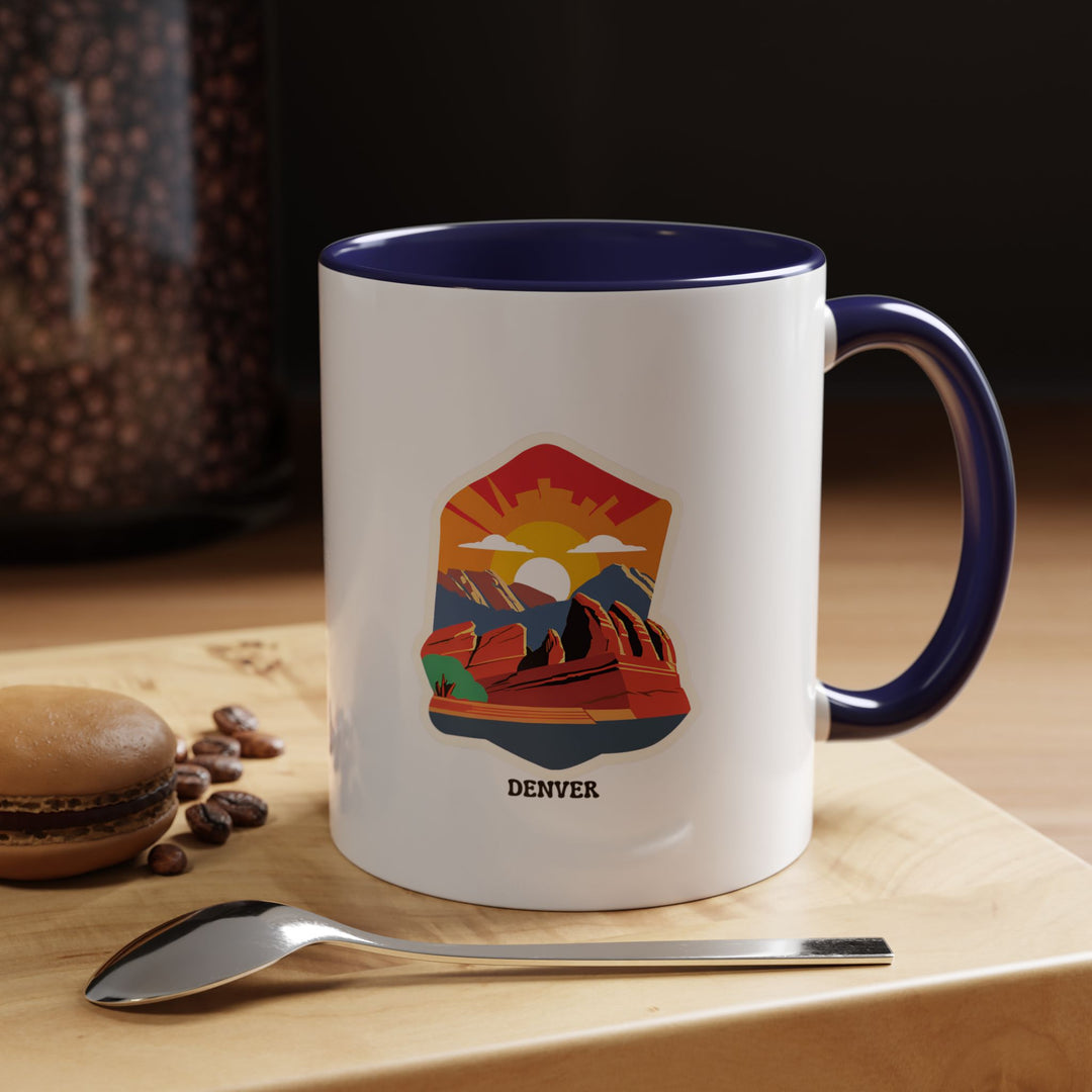 Celebrate the energy of Denver with this ceramic mug showcasing the city’s skyline and natural beauty. Durable and dishwasher safe, it is a stylish and functional gift for travelers or anyone who appreciates the Mile-High City.