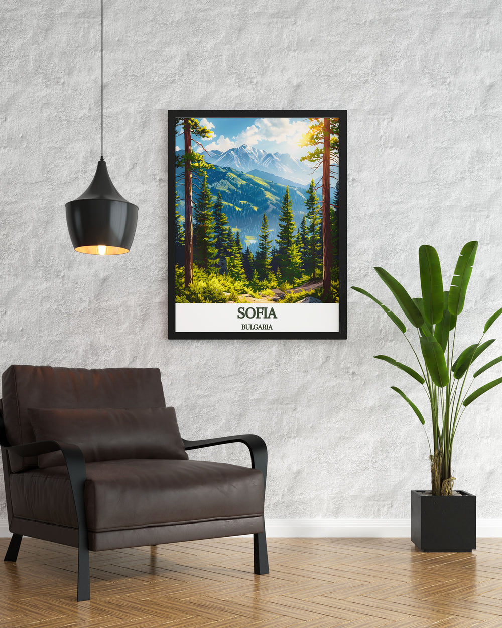 Beautiful Bulgaria Poster of BULGARIA Vitosha mountain a captivating art print that adds elegance and natural splendor to any room an ideal piece for wall art enthusiasts.