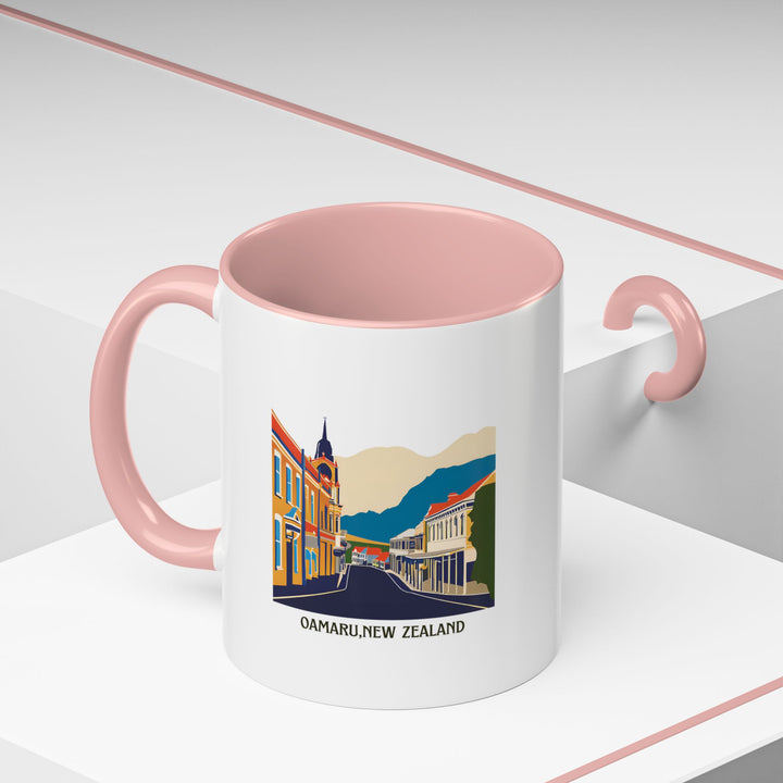 A stylish Oamaru New Zealand mug perfect for coffee and tea lovers. Showcasing detailed designs of the town’s iconic architecture and natural beauty, this ceramic mug is durable, dishwasher safe, and an excellent gift for those who appreciate scenic heritage.