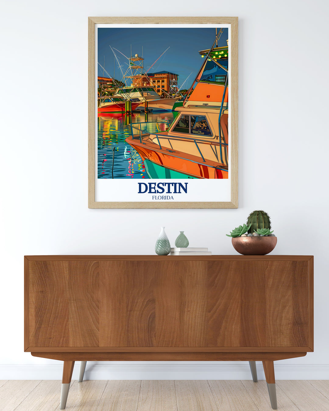 HarborWalk Marina Art Print captures the bustling energy of the marina and the history of Destins fishing fleet, offering a beautiful view of Floridas coast. This wall art is ideal for anyone who appreciates the ocean and its timeless appeal.