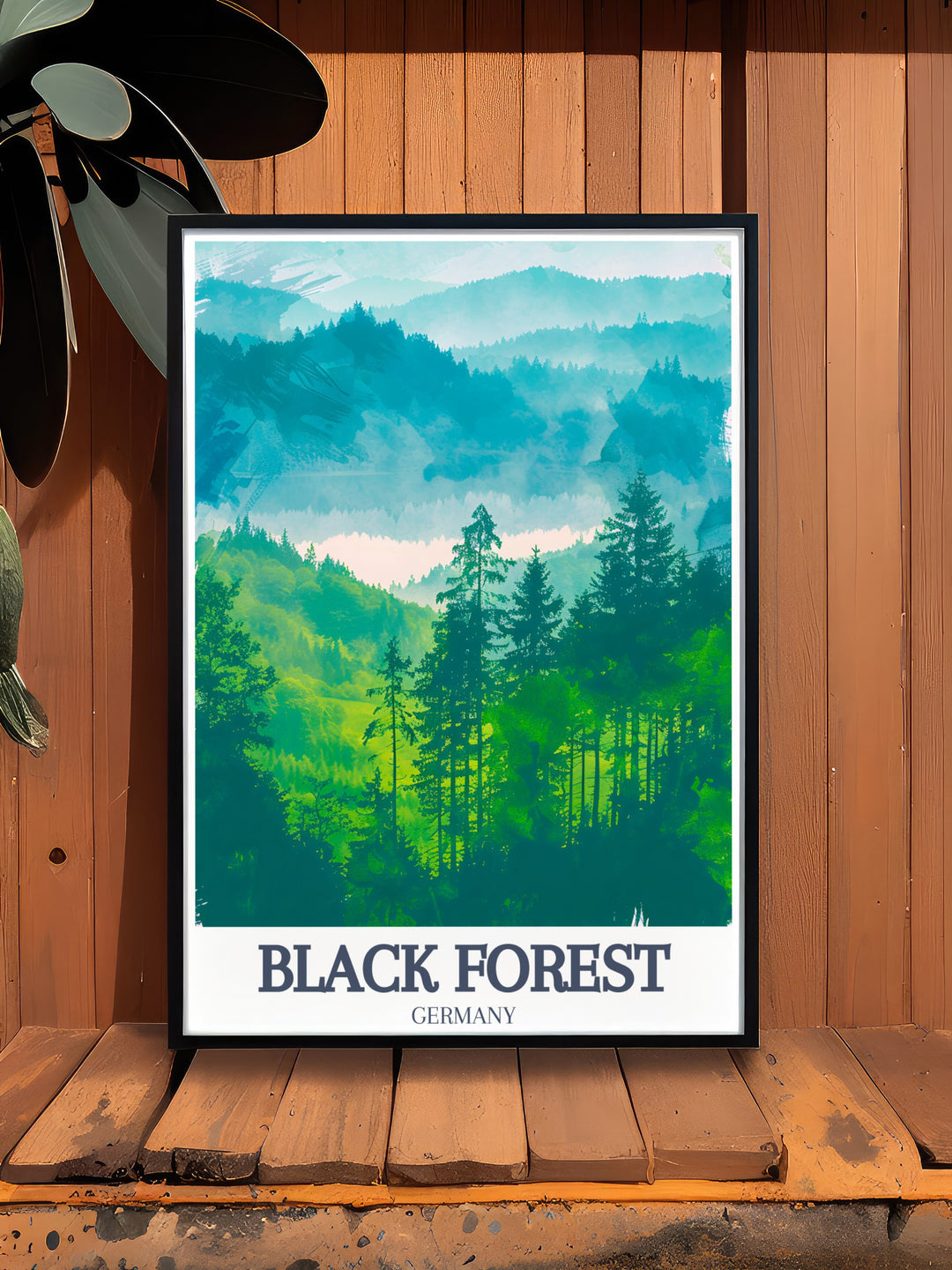 Enhance your home with a stunning depiction of Mummelsee Lake, Baden Wurttemberg featured in this Germany Forest Print perfect for Black Forest decor and a thoughtful gift for anyone who loves nature inspired art and the serene beauty of the Schwarzwald region