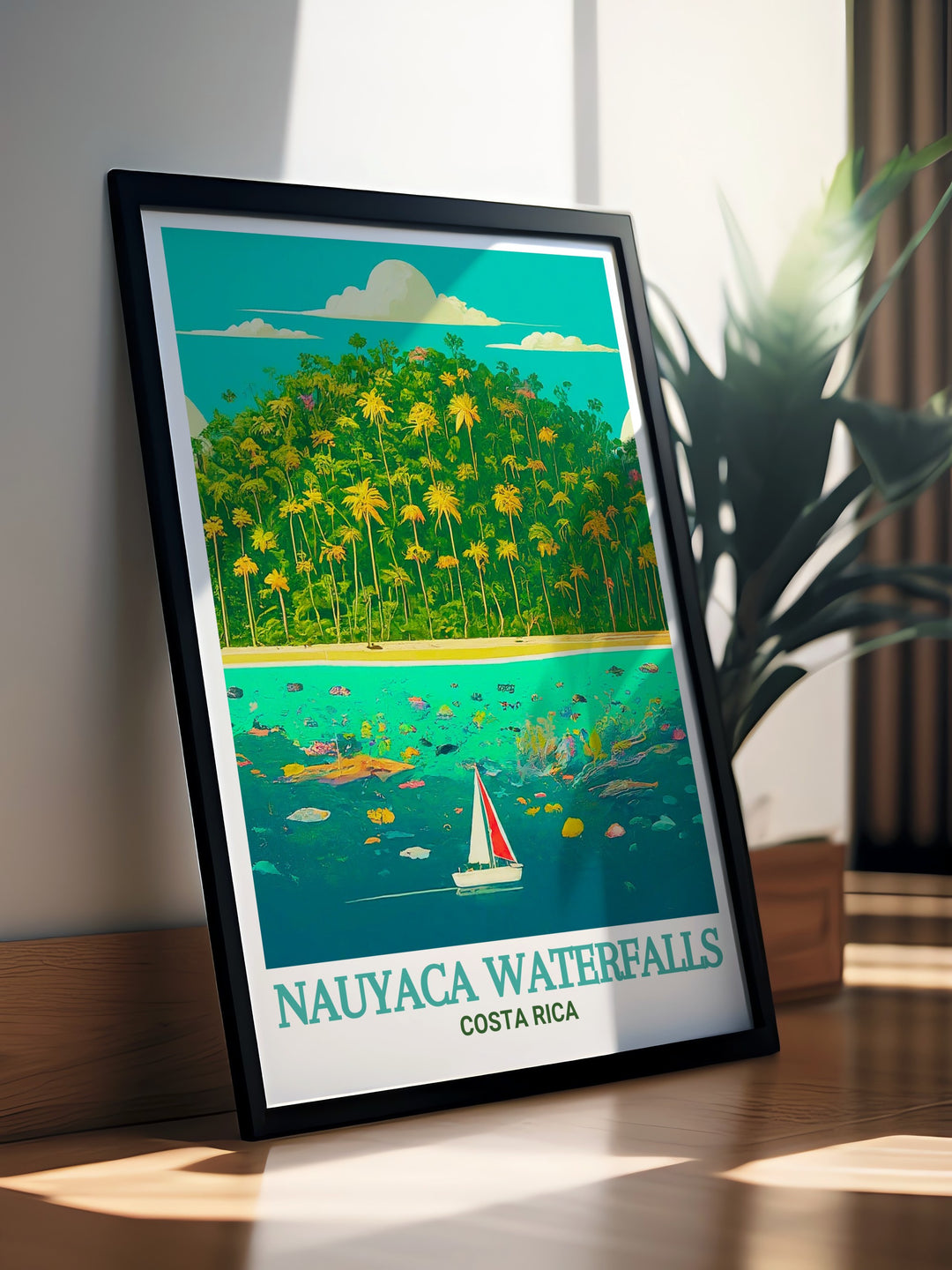 Cano Island poster featuring the natural beauty of Costa Rica in a stunning art print perfect for travelers and nature lovers this wall art brings the tranquil vibes of Cano Island into your space making it an ideal choice for modern decor and thoughtful gifts