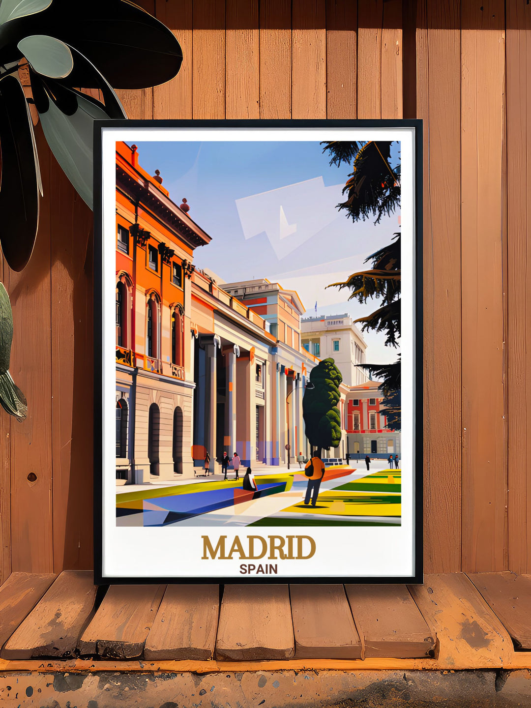 This Prado Museum poster is a stylish representation of Spains cultural beauty. A simple Spanish print perfect for living room decor this art print adds a modern touch to any space while celebrating Madrids iconic museum and artistic legacy.