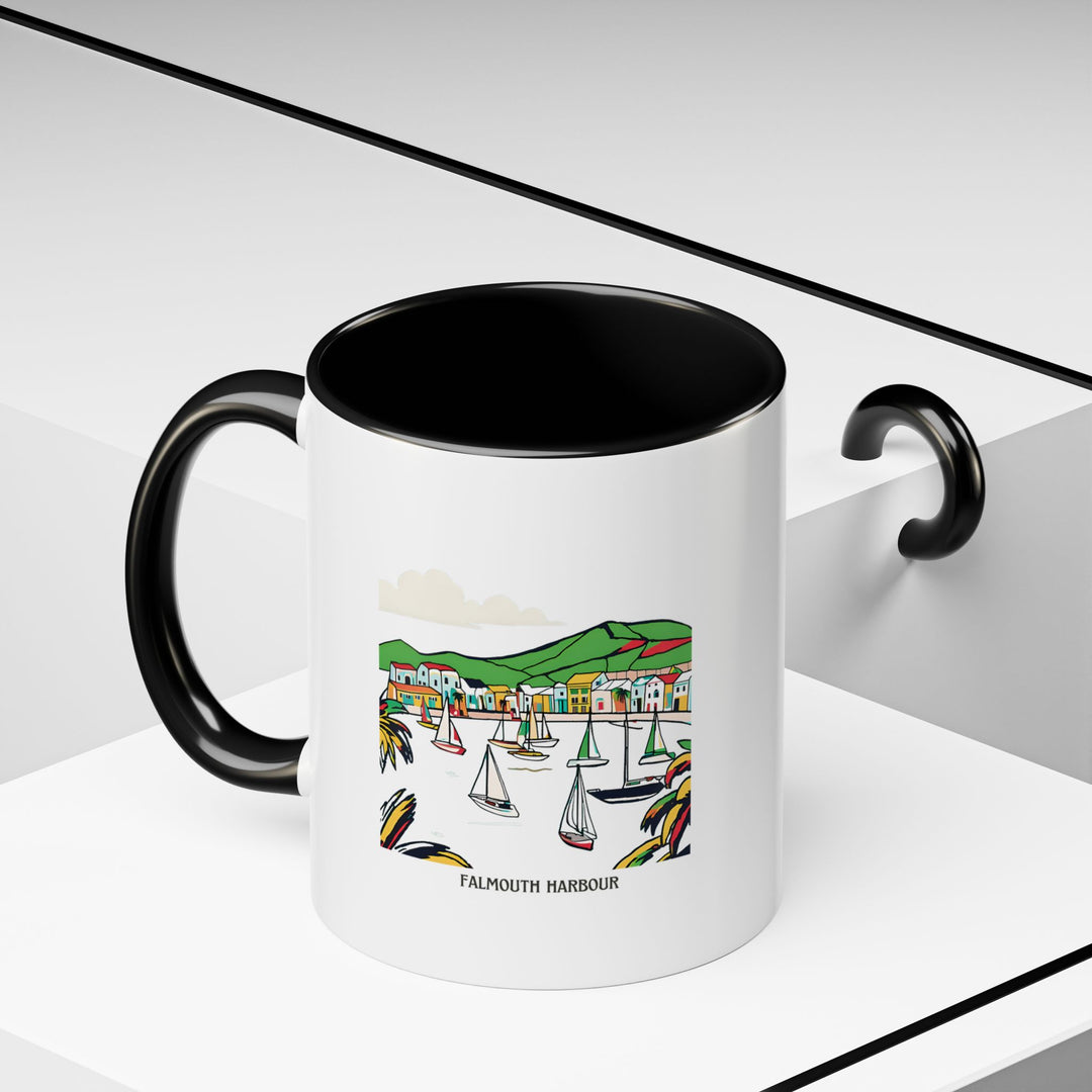 This Falmouth Harbour mug brings the charm of Cornwall’s coastline into your home. Featuring artwork inspired by the serene harbour, it’s perfect for coffee or tea lovers and durable enough for everyday use with microwave and dishwasher safe design.