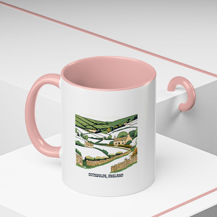 This Cotswolds England mug combines practicality with scenic countryside designs. Durable ceramic and dishwasher-safe features make it a perfect choice for coffee enthusiasts and a meaningful souvenir for fans of English landscapes.