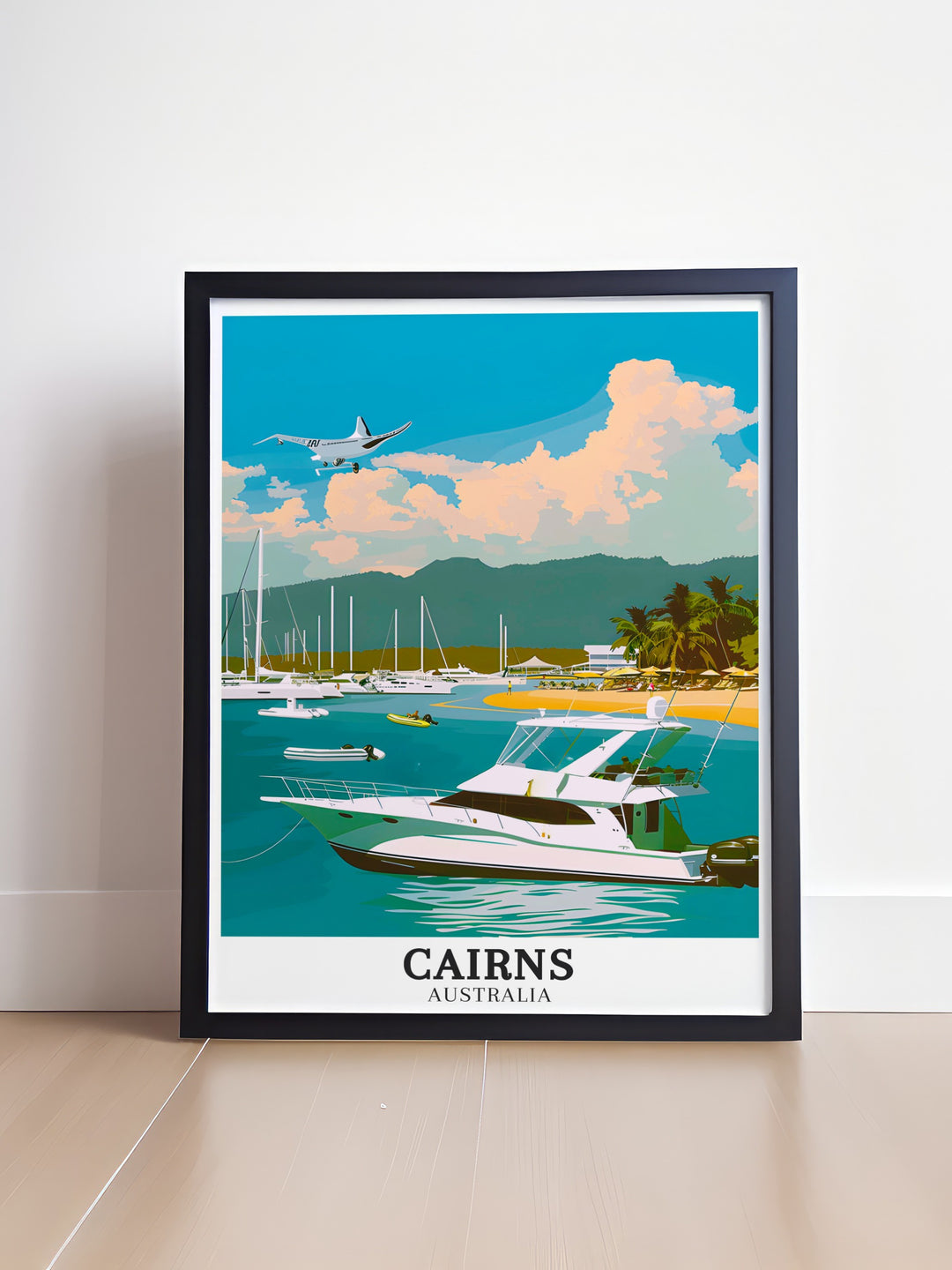 Lizard Island North Queensland comes to life in this Cairns Art Print. Perfect for adding a touch of Australia Wall Decor to your home or as a special gift for someone who loves Australia Travel. A beautiful way to showcase your appreciation for natural landscapes