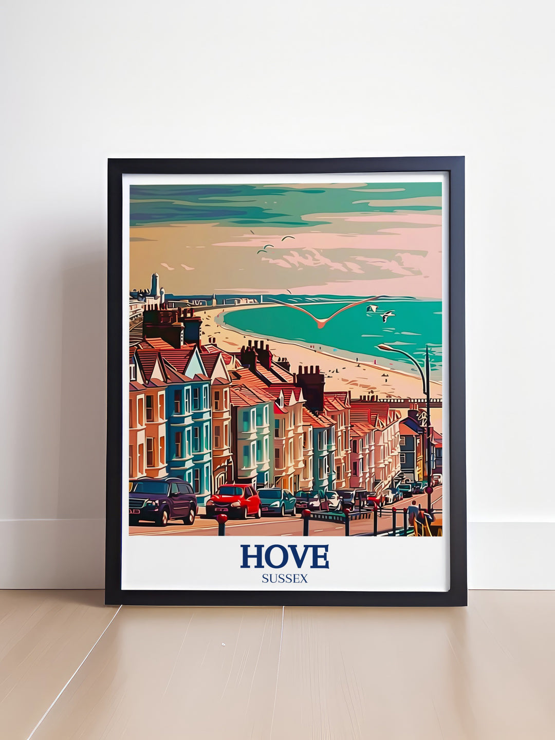 A stunning illustration of George Street in Hove, this art print captures the vibrant atmosphere of the towns most famous street. Perfect as a gift or for your own urban inspired decor.