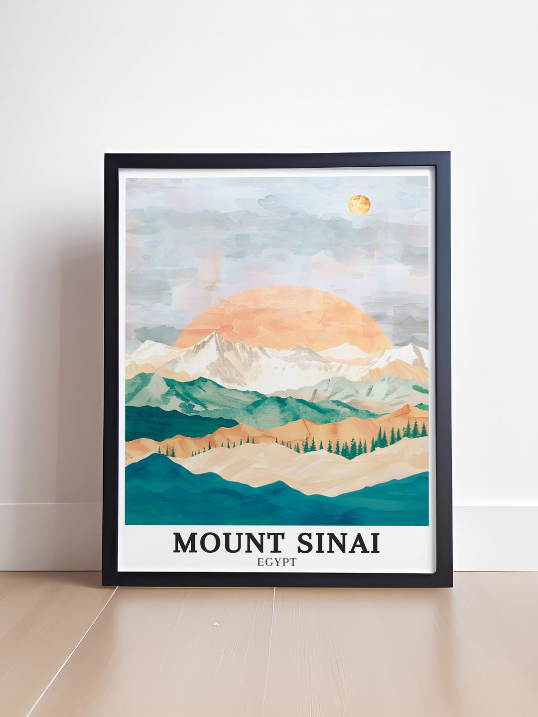 Mount Sinai Wall Art featuring Summit Jabal Musa is a perfect blend of natural beauty and spiritual significance making it an ideal piece for any room in your home or as a thoughtful Mount Sinai Gift for friends and family who value history and faith