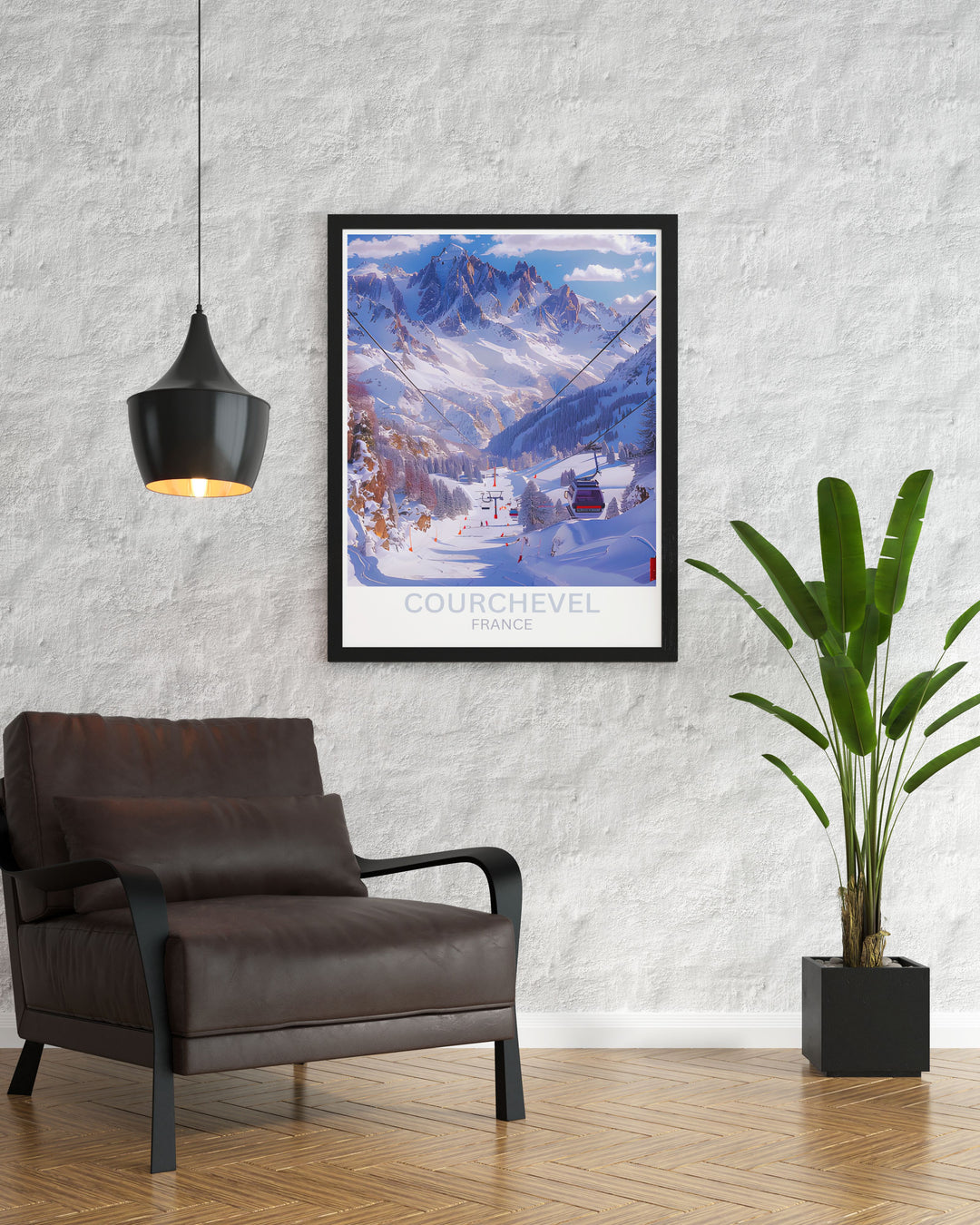 Stunning prints of ski slopes and Courchevel make wonderful gifts for those who appreciate winter wonderlands