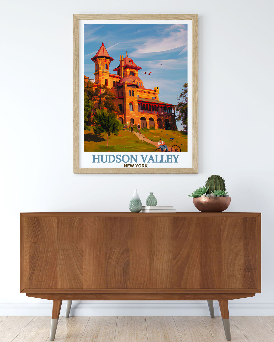 Elevate your home with Olana State Historic Site artwork featuring a detailed Hudson Valley map this stunning print is perfect for any living room or office decor a beautiful and thoughtful gift idea for special occasions like Fathers Day Mothers Day or Christmas celebrations.