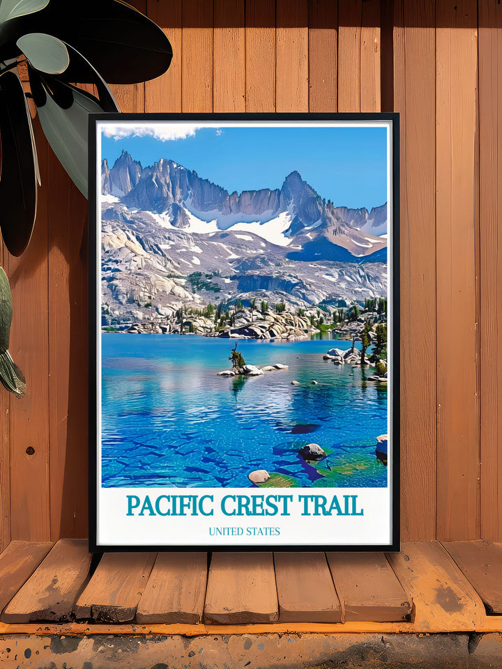 Stunning Desolation Wilderness artwork with intricate details highlighting majestic landscapes and outdoor adventure making it a great addition to any home decor