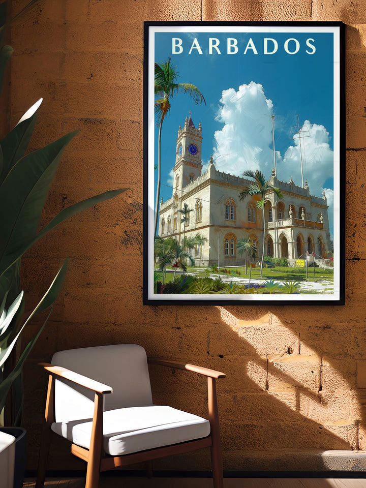 Caribbean modern wall decor depicting vibrant island scenes, from tranquil beaches to lively cityscapes, perfect for transforming your living space into a tropical retreat.