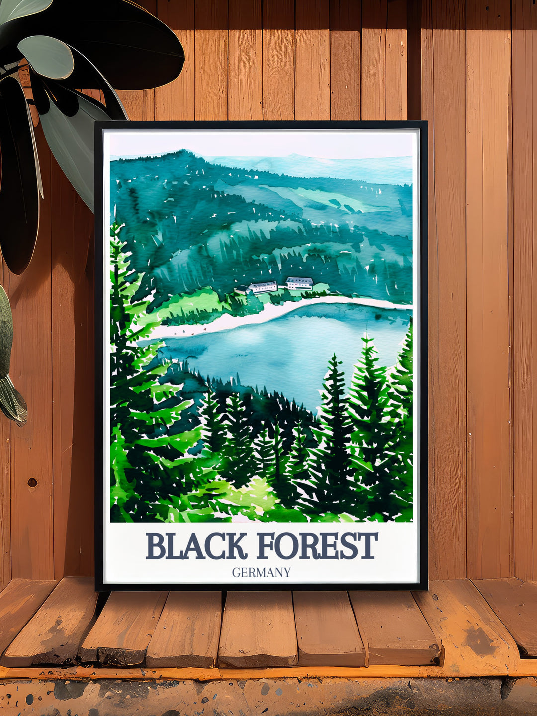 Discover the serene charm of Mummelsee Lake, Triberg Waterfalls with this exquisite Schwarzwald Poster a perfect addition to any home decor offering a window into the enchanting Black Forest landscape ideal for those who appreciate the tranquility of Germanys natural wonders