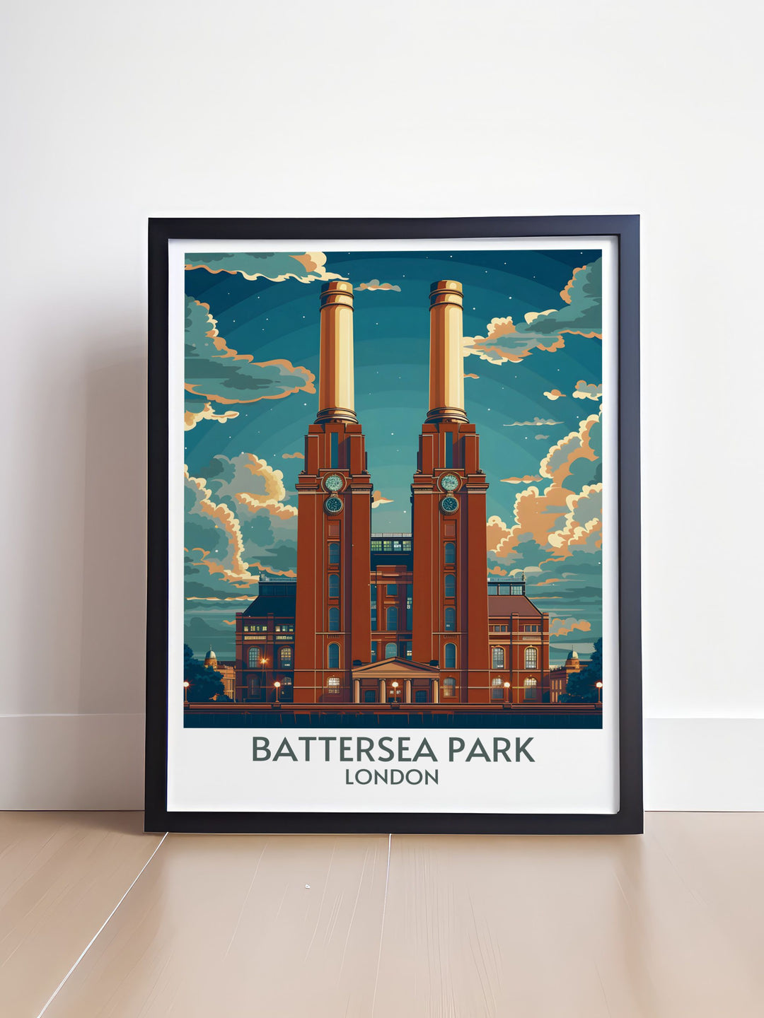 London art gift ideas featuring Battersea Power Station stunning prints perfect for celebrating the citys rich cultural and industrial past