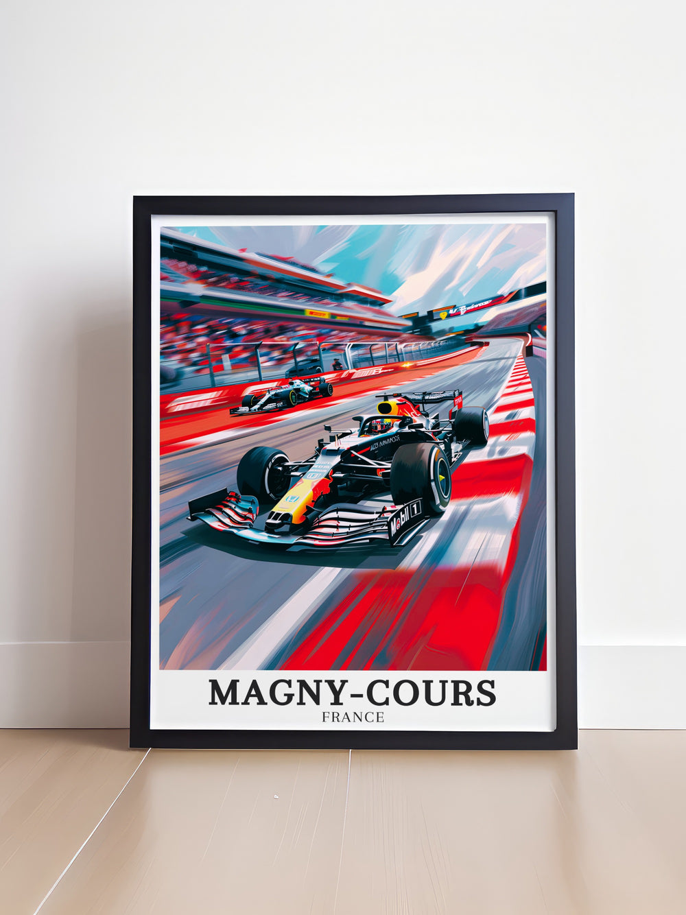 Featuring the Bugatti Circuit and Circuit de Nevers Magny Cours, this canvas art captures the energy and precision of French motorsport. Ideal for motorsport lovers, this artwork adds a dynamic touch to any room, celebrating the thrill of racing.