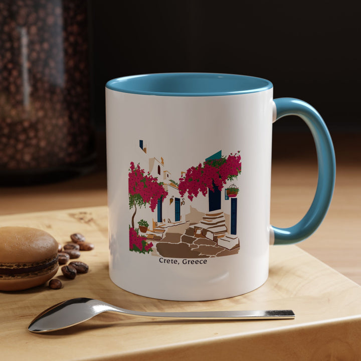 Celebrate the beauty of Crete with this ceramic mug featuring artwork of the island’s iconic landscapes. Ideal for coffee lovers, this mug is dishwasher and microwave safe, making it both practical and stylish. A great gift for those who love Greece and travel.