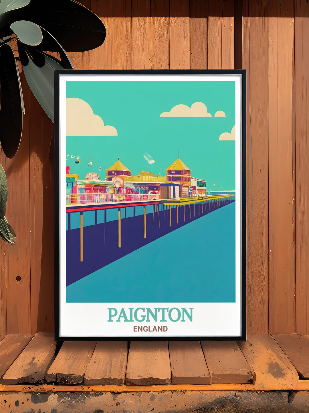 Perfect for decorating any space, this Paignton Travel Print showcases the beauty of Paignton Pier and the surrounding beach. Its coastal charm makes it an excellent gift for birthdays, holidays, or simply as a thoughtful gesture for anyone who loves the seaside.