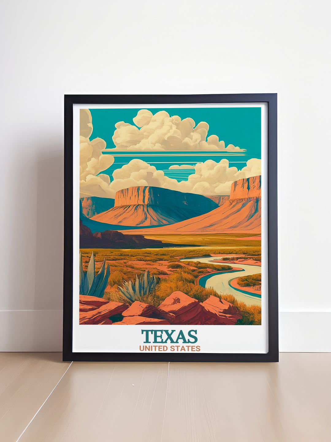 Guadalupe Texas USA and the breathtaking views of El Capitan Texas in this National Park Poster. Perfect for any room. Includes stunning details from Big Bend National Park.