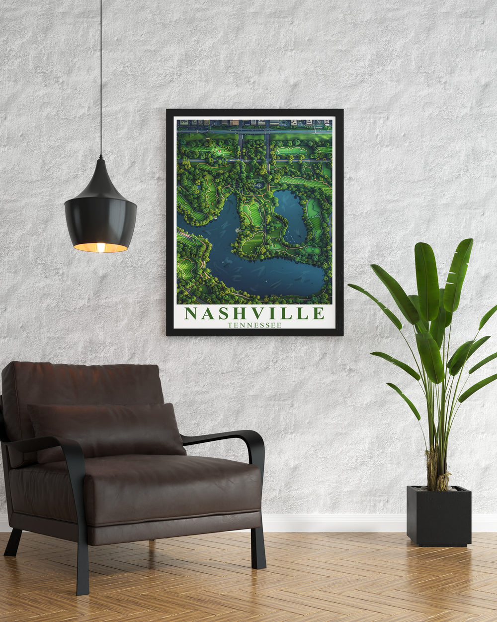Add the natural beauty of Tennessees most iconic park to your walls with this Centennial Park Wall Poster. Featuring the greenery and history of Nashvilles famous site, this print is perfect for lovers of travel and art.