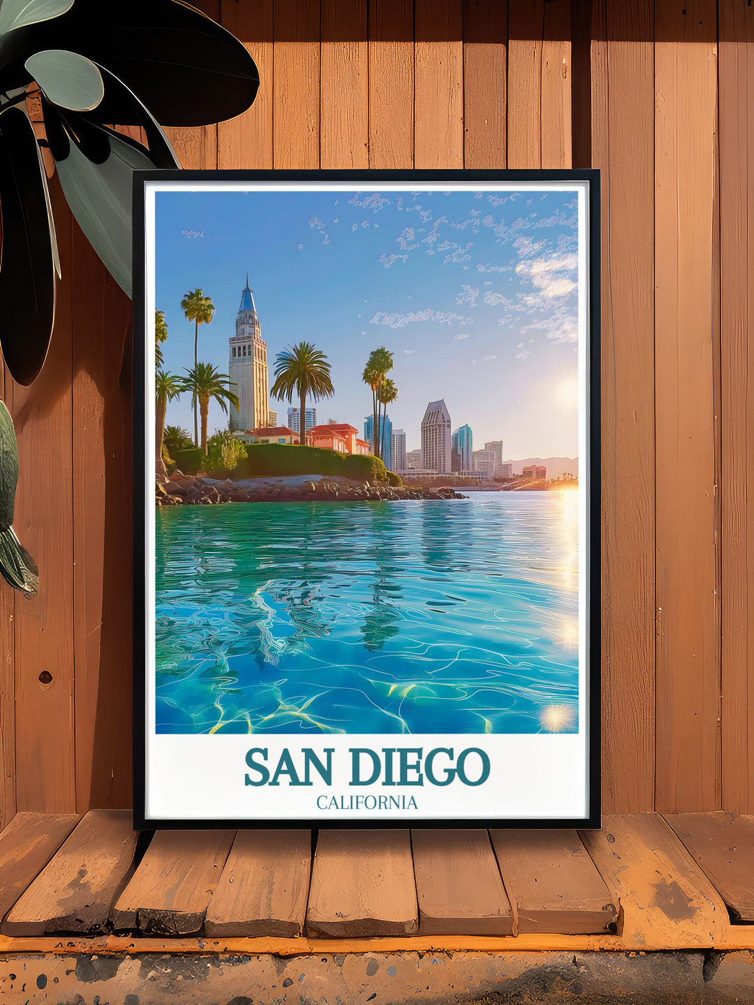 Celebrate the beauty of San Diego beach with this captivating travel poster. Perfect for California travel enthusiasts and art lovers, this print captures the stunning views and tranquil atmosphere of the beach, making it a cherished addition to any home decor.