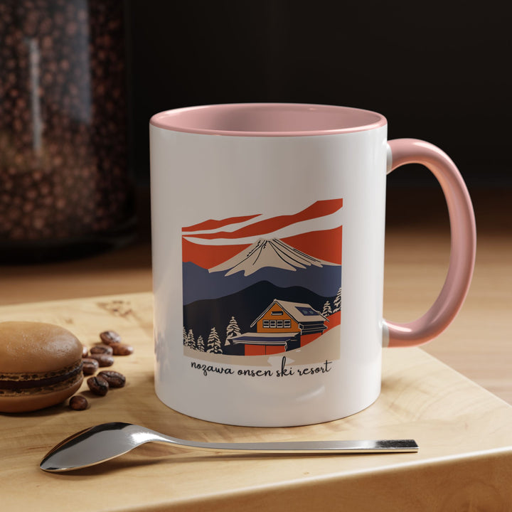 A beautifully crafted Nozawa Onsen Ski Resort mug featuring intricate artwork of the resort’s scenic landscapes and traditional architecture. Made from durable ceramic, this mug is dishwasher and microwave safe, perfect for coffee and tea lovers who appreciate winter sports heritage.