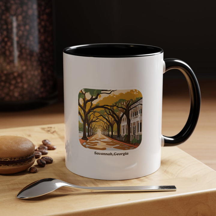 The Savannah, Georgia mug brings the historic charm of Savannah to life. Perfect for coffee and tea lovers alike, it’s a thoughtful gift or keepsake for anyone who appreciates the beauty of this iconic Southern city.