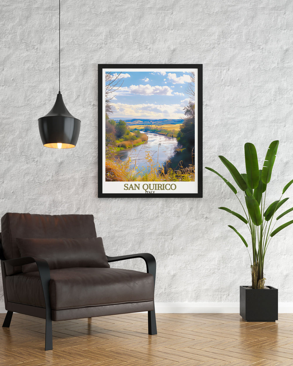 Add elegance to your home with the San Quirico Archway Poster Print. Its colorful art pairs beautifully with Orcia River stunning prints to create a striking decor display. This travel print is ideal for those looking to add Italian charm to their living space.