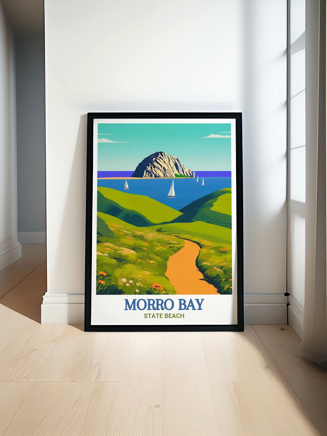 Discover the beauty of Morro Bay State Park with this stunning California artwork perfect for enhancing your home decor or as a thoughtful gift