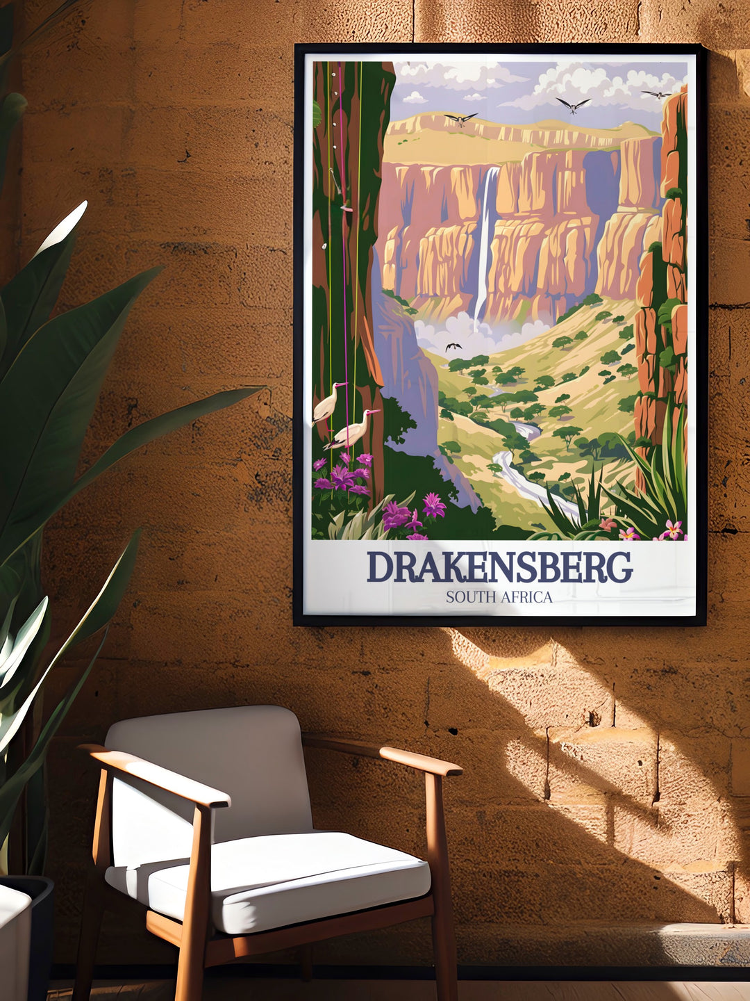 Featuring the dramatic scenery of Tugela Falls and Royal Natal National Park, this Drakensberg Poster Print is the perfect choice for nature lovers and adventurers. It captures the beauty of South Africas most iconic natural landmarks in stunning detail and vibrant color.